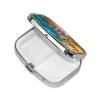 Nature Landscape Square Pill Box with 2 Compartments, Portable Cute Pill Organizer for Purse or Wallet view 2