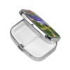 Portable Square Pill Box, Green Frog on Grass Design view 2