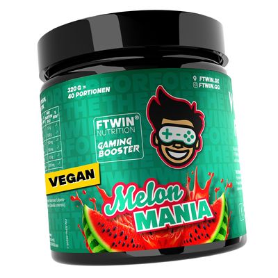 FTWIN Nutrition Gaming Booster Melon Mania (Watermelon)