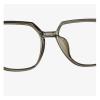 NOVESIXTDAT Extra-Wide Blue-Light-Blocking Reading Glasses, Large Square Frame for Women, Shatter-Resistant, Clear-Gray, +0.00 view 4