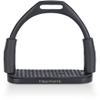 Equinate Oregon Safety Stirrups 10 cm Matte Black with Non-Slip Rubber Tread, for Adults and Children, 2-Piece Set view 3