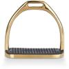 Equinate Luna Stirrup 12 cm Gold - With Anti-Slip Rubber Tread - for Adults and Children - 2 Pcs. view 3