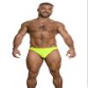 GARON - Men's Thong Underwear - Neon Yellow Thong - 1x Size L view 2