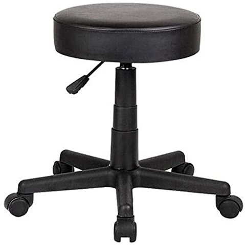 FFOCCO on Wheels Wheelchair, Durable, Round, Rolling Salon (Color: Black)