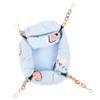 BCOATH Hanging Hamster Bed for Cages, Warm Flannel, Blue view 1