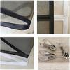 Pet Screen Door Barrier, 130 x 220 cm, Heavy-Duty Zipper Design, Black, 110 x 220 cm view 4