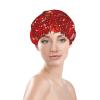 Merry Christmas Shower Cap, Waterproof and Reusable, for Women, Men, Boys and Girls view 3