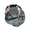 Reusable Shower Caps for Women, Long Hair, Astronaut Moon Landing Print, Double-Layer Waterproof view 2