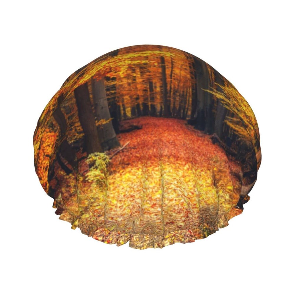 Reusable Waterproof Shower Cap for Women with Long Hair