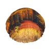 Reusable Waterproof Shower Cap for Women with Long Hair view 1