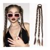 Ponytail Hair Extension with Elastic Band, Long Braided Synthetic Ponytail Hairpiece view 2