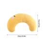 TITA-DONG Cute Cat Pillow for House Cats, Soft Plush Cat Comfort Pillow, U-Shaped Half Donut Neck Support Pillow, Dog Bed, Puppy Pillow (Yellow) view 2