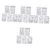 Beaupretty 40-Sheet Flower Nail Art Stickers, Cute 3D Adhesive Decals for Fall and Winter view 1