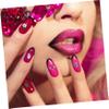 Beaupretty 40-Sheet Flower Nail Art Stickers, Cute 3D Adhesive Decals for Fall and Winter view 4