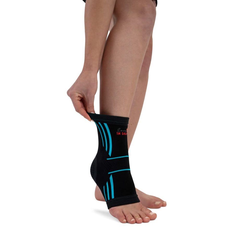 MEDOSAN Elastic Ankle Support Brace, One Size, Black