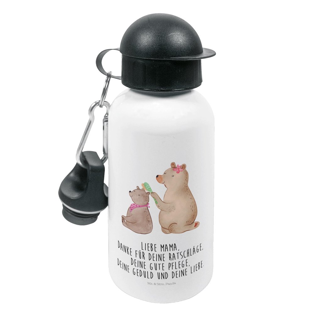 Mr. & Mrs. Panda Personalized Kids' Unicorn Artist Water Bottle – Stainless Steel, Name Printing