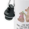 Mr. & Mrs. Panda Personalized Kids' Unicorn Artist Water Bottle – Stainless Steel, Name Printing view 3
