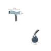 HWSY Crutch for Older Adults, Multifunctional Slip-On Telescopic Walking Stick view 2