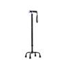 HWSY Adjustable Non-Slip Telescoping Aluminum Cane with 4-Leg Base view 1