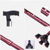 Adjustable Four-Leg Walking Cane for Seniors view 2