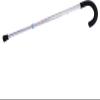 Folding Leather Aging Walker Cane, Aluminum Alloy Travel Walking Stick view 3