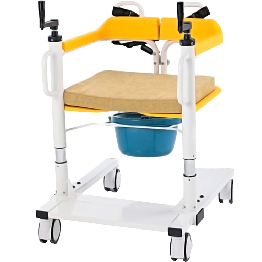 BOTOWI Portable Wheelchair Transfer Lift with Commode