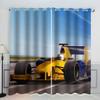 AKATIE Race Car Sports Blackout Curtains, Thermal and Noise-Reducing, 200 x 200 cm view 1
