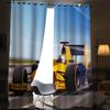 AKATIE Race Car Sports Blackout Curtains, Thermal and Noise-Reducing, 200 x 200 cm view 3