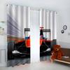 AKATIE Formula 1 Car Curtain, Thermal Blackout, 2-Piece, 3D Printed, 220 x 215 cm view 2
