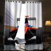 AKATIE Formula 1 Car Curtain, Thermal Blackout, 2-Piece, 3D Printed, 220 x 215 cm view 3