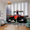 AKATIE Formula 1 Car Curtain, Thermal Blackout, 2-Piece, 3D Printed, 220 x 215 cm view 4