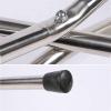 HWSY Practical Stainless Steel Crutches, Foldable, with Non-Slip Tips, PP Pads, 22 mm Tubes view 2