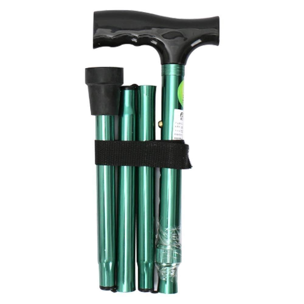 HWSY Folding Cane for Older Adults, Lightweight Height-Adjustable Aluminum Walking Aid