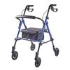 HWSY Electric Wheelchair Transport Rollator with Seat and Wheels, Foldable Walker and Transport Chair view 1