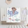 YGFADH Personalized Baby Blanket with Name and Design Color, Soft Flannel Blanket for Boys and Girls (Baby Blanket 7) view 3