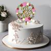 Wedding Cake Topper, Mr & Mrs Acrylic Cake Decoration view 2