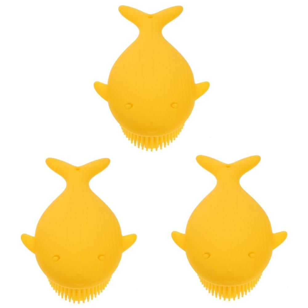 FRCOLOR 3-Piece Silicone Baby Scalp Brushes