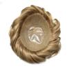 Men’s Toupee, Soft Real European Hair, 0.10/12 mm Silicone, Durable Full PU-Injection Base, 6 in, Short Hair, 120% Density view 3