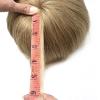 Men’s Toupee, Soft Real European Hair, 0.10/12 mm Silicone, Durable Full PU-Injection Base, 6 in, Short Hair, 120% Density view 4