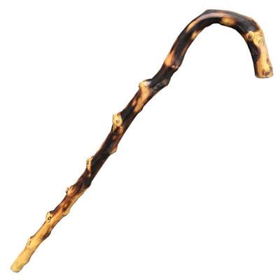 Rattan Crutches for Seniors, Solid-Wood Walking Aid