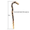 Rattan Crutches for Seniors, Solid-Wood Walking Aid view 4