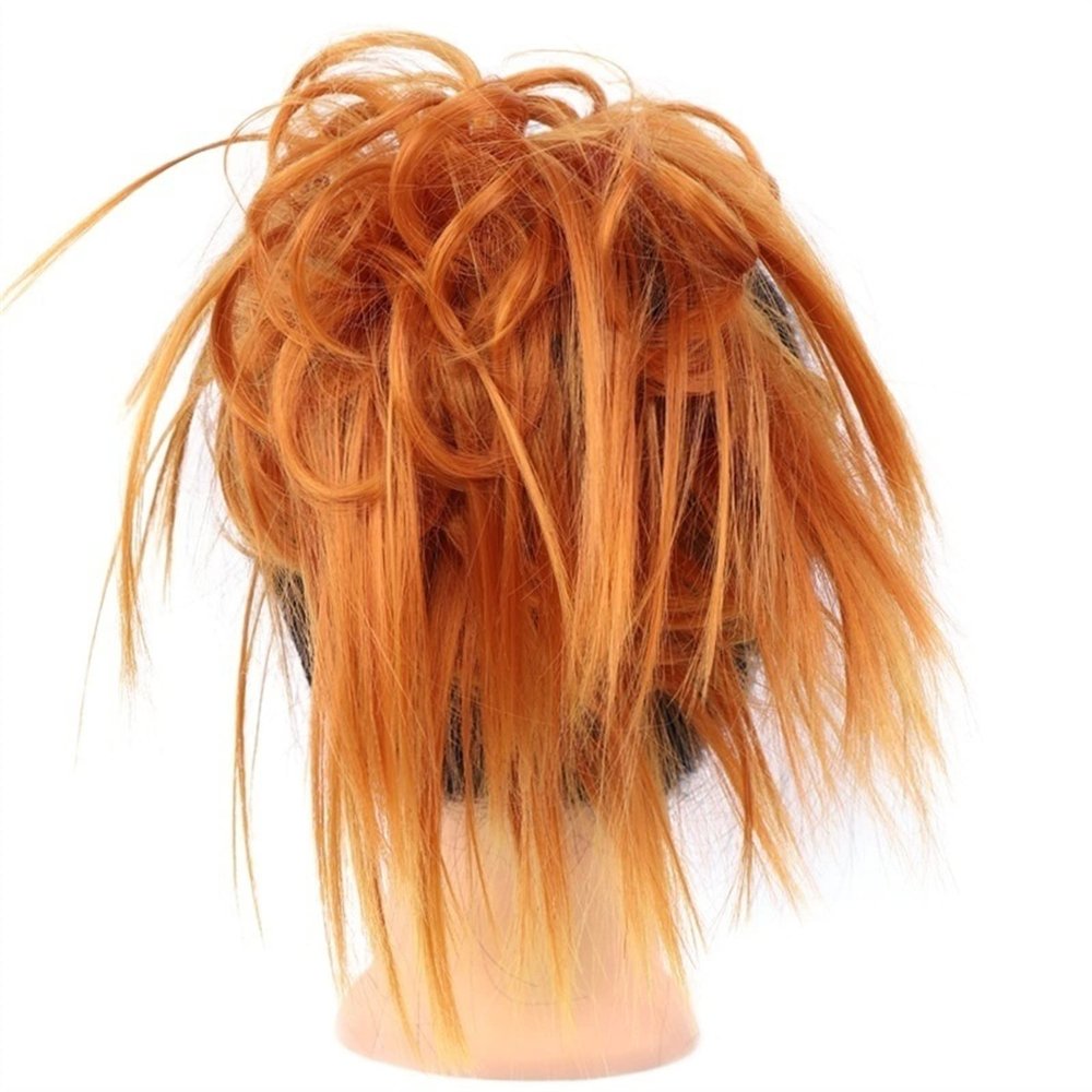 Synthetic Messy Bun Hairpiece with Elastic Band