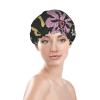 Live Love Waterproof Shower Cap with Chalkboard Print view 3