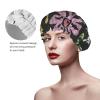 Live Love Waterproof Shower Cap with Chalkboard Print view 4