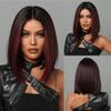 FASHION IDOL 25 cm Bob Lace Front Wig, Pre-Plucked Brazilian Virgin Human Hair view 1