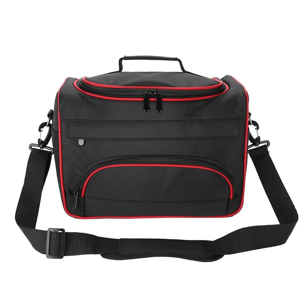 Large-Capacity Hairstylist Tool Bag with Adjustable Shoulder Strap, Black