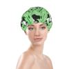 Cute Cartoon Panda Shower Cap for Women, Adjustable, Double-Layer Waterproof, Reusable view 3