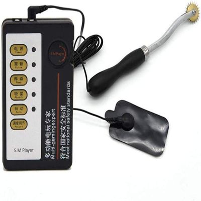 Hrekssi E-Stim Electro-Stimulation Set with Wheel and Pads