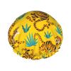 Cute Tiger Shower Cap for Women, Adjustable and Double-Layer Waterproof view 1