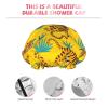 Cute Tiger Shower Cap for Women, Adjustable and Double-Layer Waterproof view 4